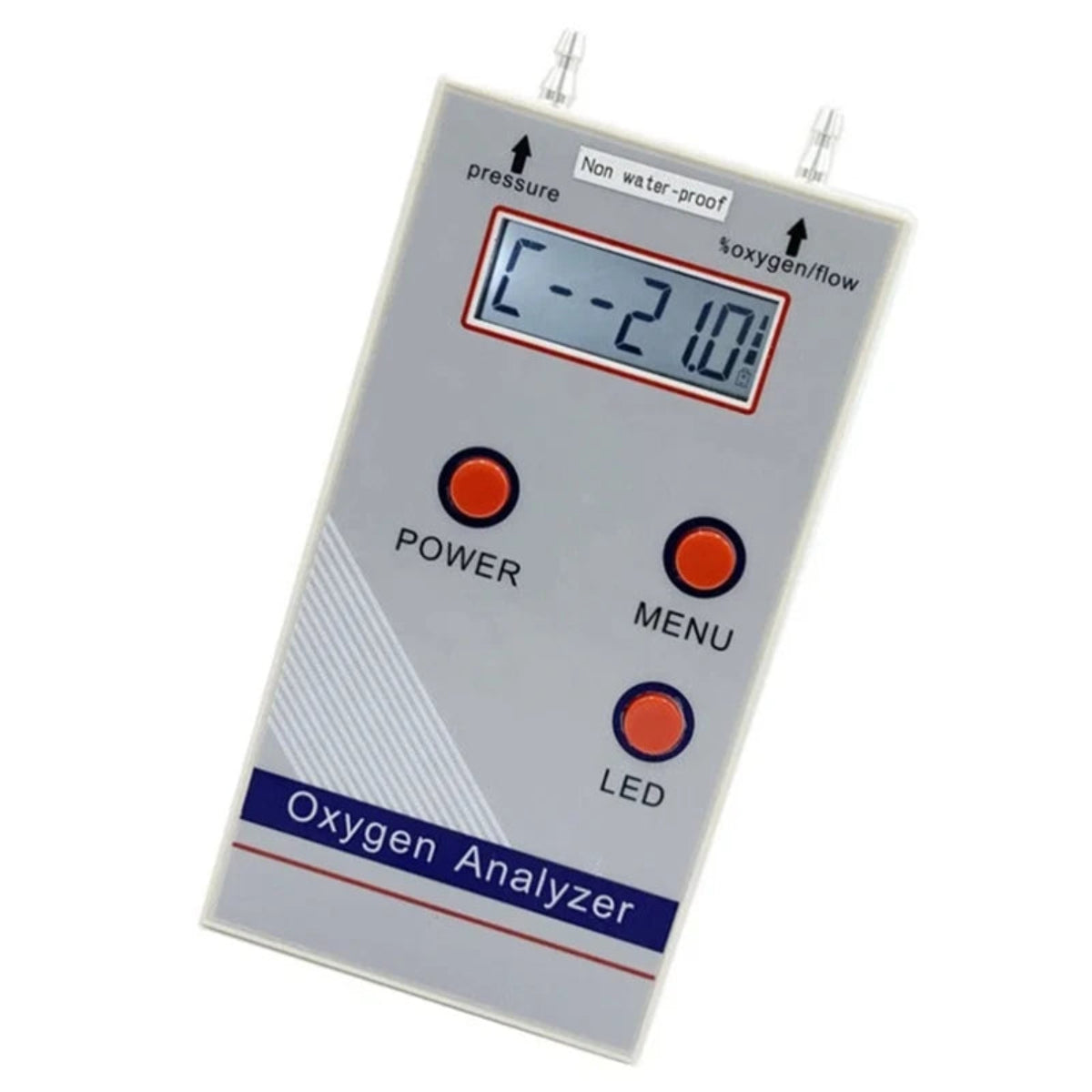 Oxygen Analyzer Professional Portable O2 Oxygen Concentration Meter Detector 21%-95.6% O2 Meter Gas Detector EU Plug Easy to Use