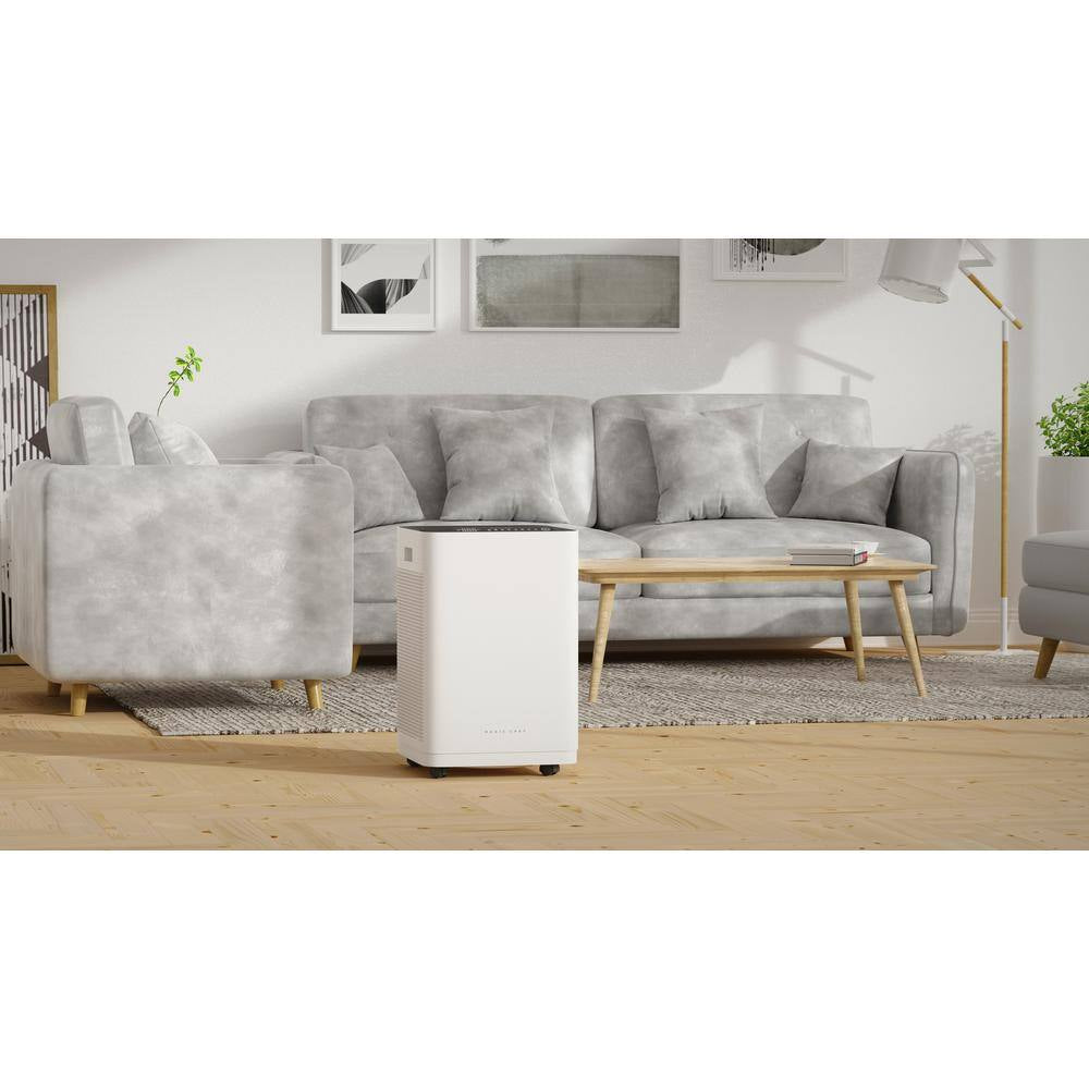 1937 Sq. Ft. Dual HEPA Filter Air Purifier, in White