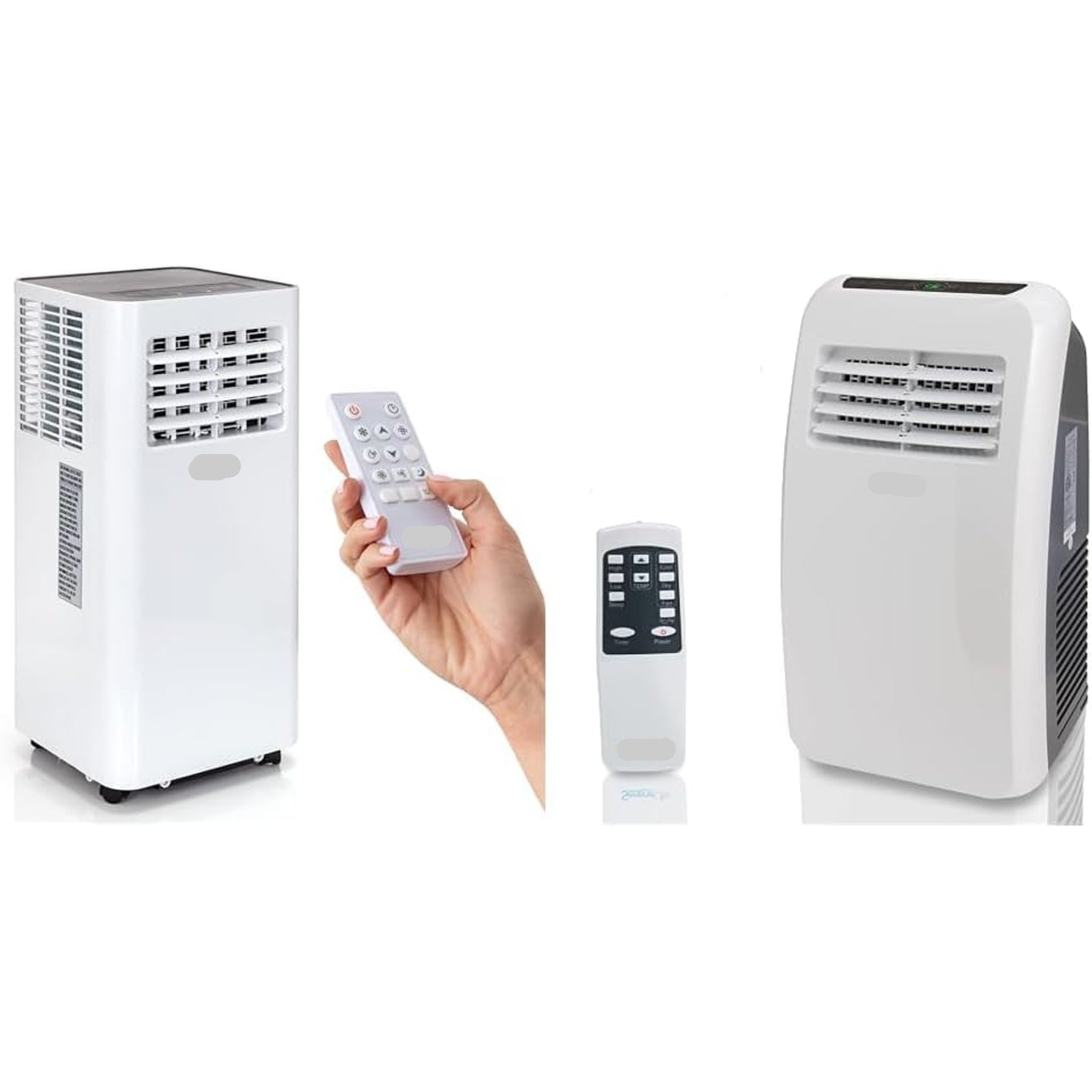 Compact Freestanding Portable Air Conditioner & SLPAC8 SLPAC 3-In-1 Portable Air Conditioner with Built-In Dehumidifier Function