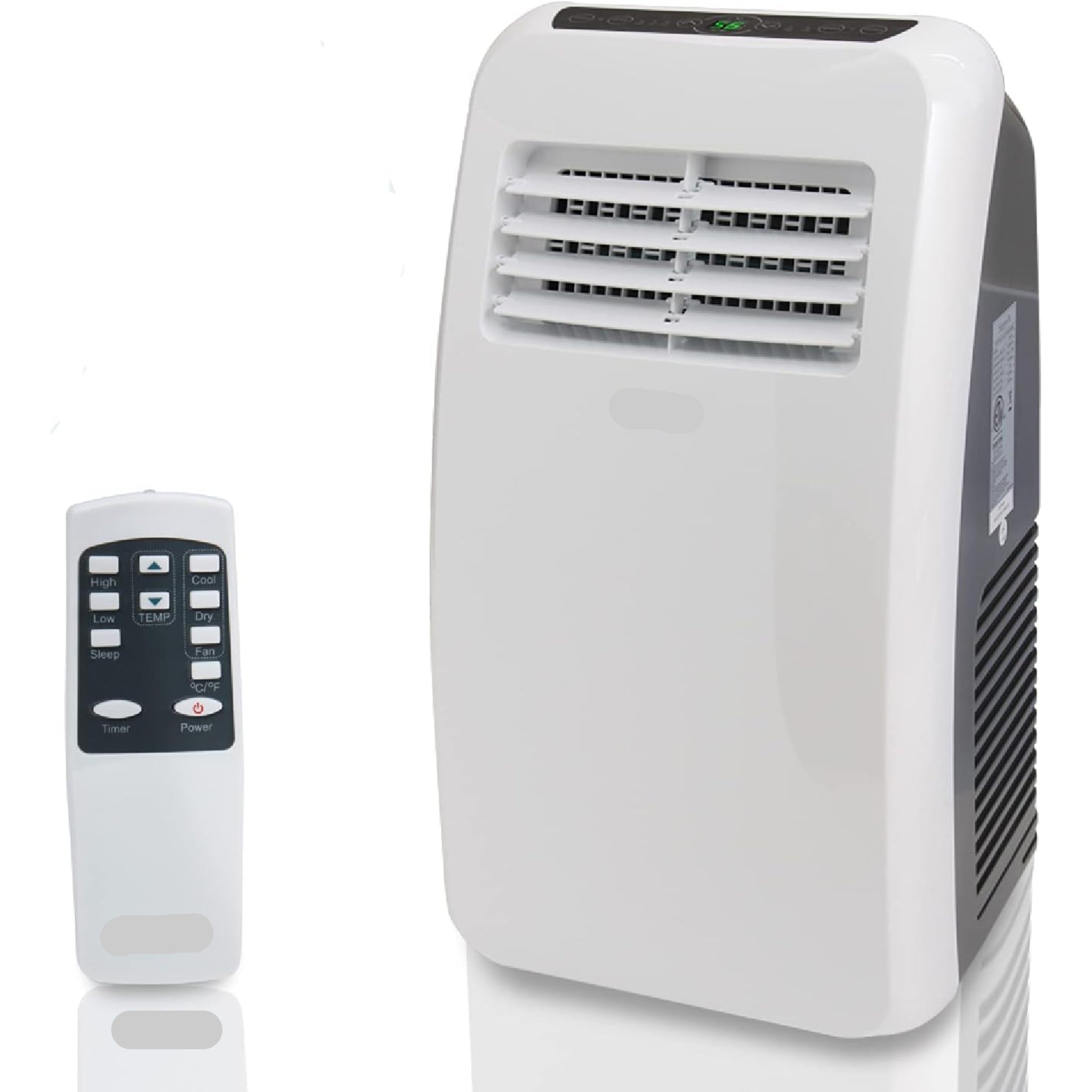 Compact Freestanding Portable Air Conditioner & SLPAC8 SLPAC 3-In-1 Portable Air Conditioner with Built-In Dehumidifier Function