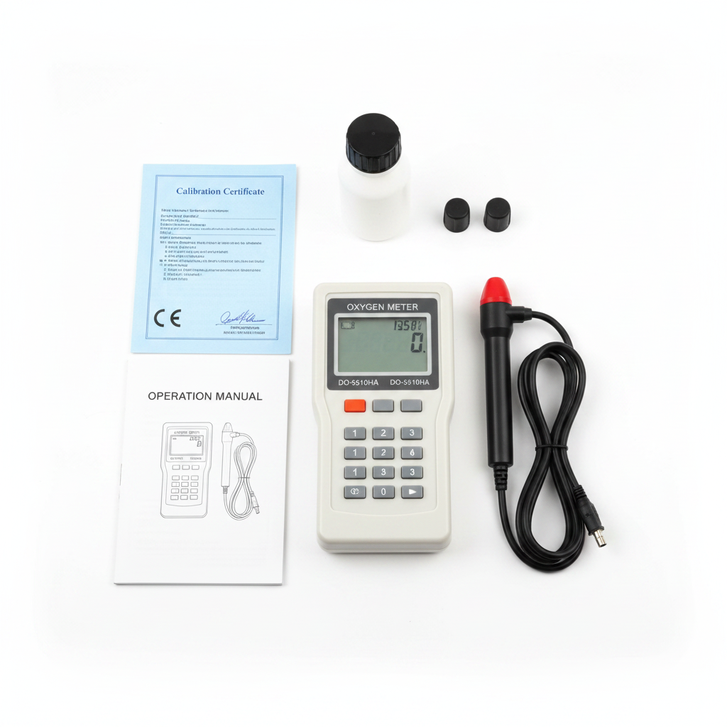 DO5510HA Oxygen Meter Dissolved Oxygen Analyzer with Large LCD Display 0- 20.0 Mg/L(Liters)