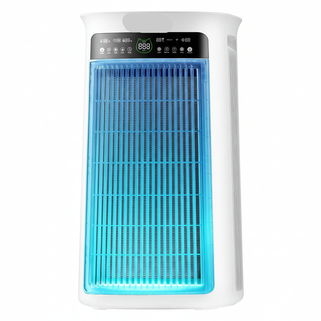 Air Purifier Large Room,True H13 HEPA Air Purifiers for Home & Bedroom, Covers up to 4000 Sq. Whole House Air Purifier, PM2.5 TEMP HD Sensor, Large Screen Display, 22Db Quiet for Pets Families
