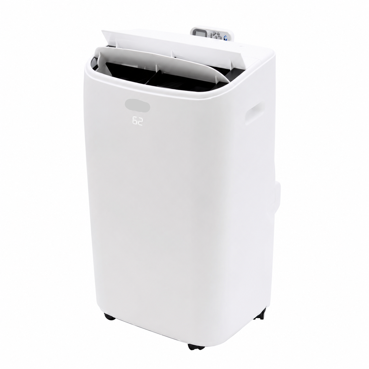 10,000 (DOE) BTU Portable Air Conditioner Cools 500 Sq. Ft. W/Dehumidifier, Remote and HEPA Filter, White