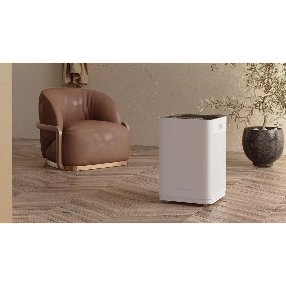 1937 Sq. Ft. Dual HEPA Filter Air Purifier, in White